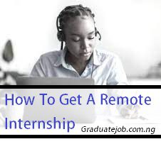How To Get A Remote Internship