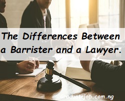 The Differences Between a Barrister and a Lawyer.