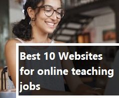 Websites for online teaching jobs