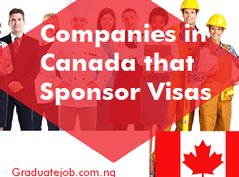 Companies in Canada that Sponsor Visas