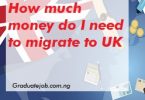 How much money do I need to migrate to UK