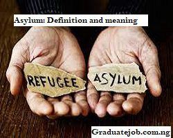 Asylum: Definition and meaning