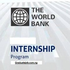 how to get an internship at the world bank