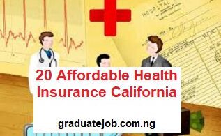 20 Affordable Health Insurance California