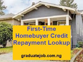 First-time homebuyer credit repayment lookup