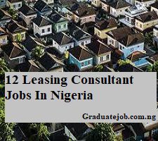 12 Leasing Consultant Jobs In Nigeria
