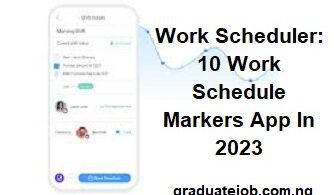 Work Scheduler: 10 Work Schedule Markers App In 2023