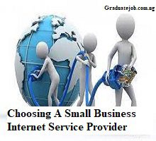 Choosing A Small Business Internet Service Provider