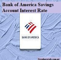 Bank of America Savings Account Interest Rate