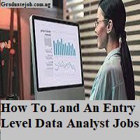 How To Land An Entry Level Data Analyst Jobs
