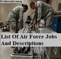 List Of Air Force Jobs And Descriptions