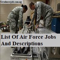 List Of Air Force Jobs And Descriptions - Graduate Job Portal