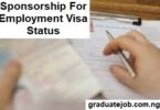 Sponsorship For Employment Visa Status Meaning