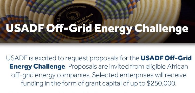 USADF Off-Grid Energy Challenge